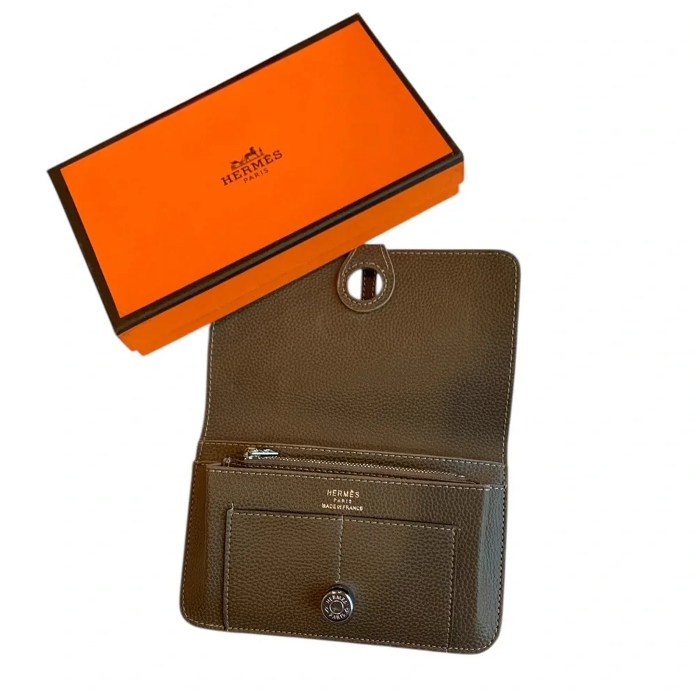 🆕 Luxury “HERMES” Style Dogon Compact wallet 🆕 - Picture 5 of 7